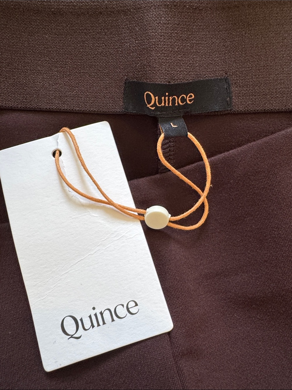 Quince Ultra-Stretch Ponte Super Wide Leg Pants in Espresso Brown - Picture 5 of 7